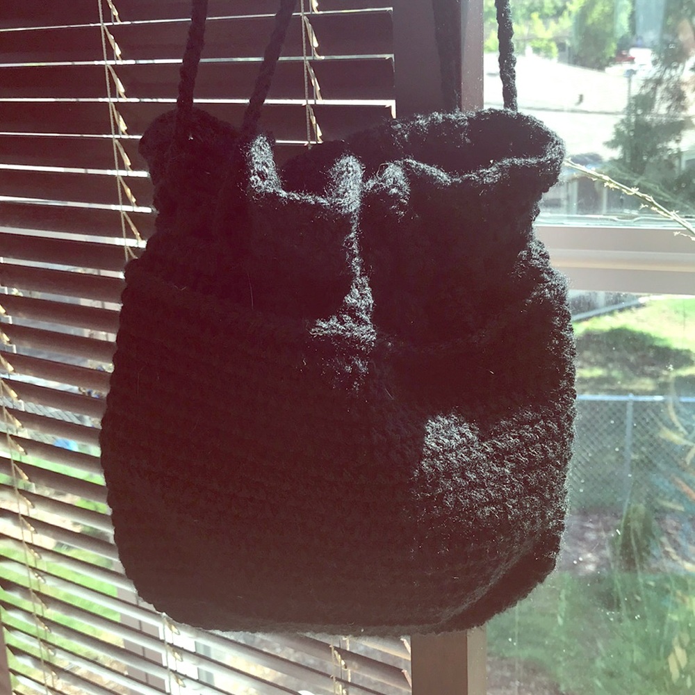 Black large wristlet